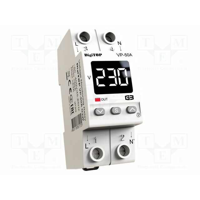 DIGITOP ELECTRIC Voltage monitoring relay; undervoltage