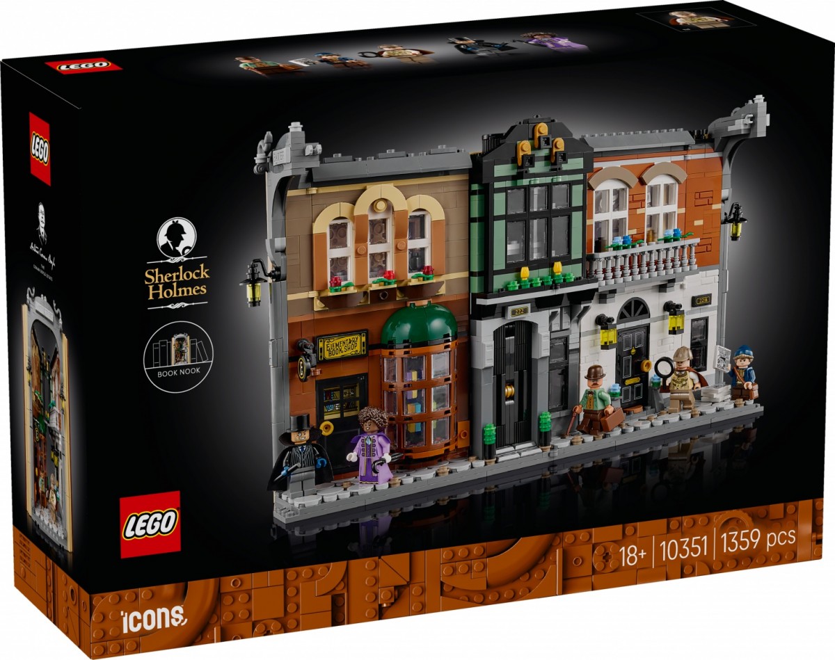 LEGO 10351 Sherlock Holmes: Grāmatu Kakts