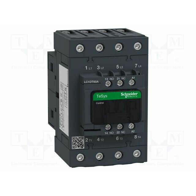 SCHNEIDER ELECTRIC Contactor: 4-pole; NO x4