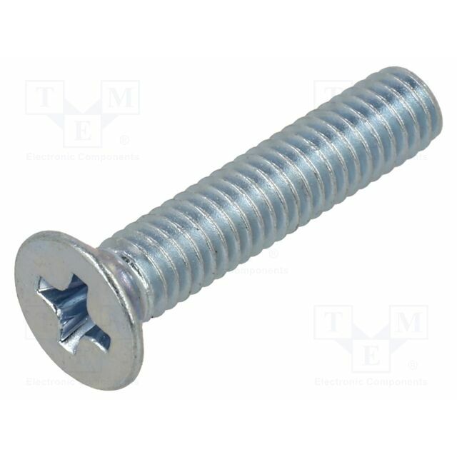 RECA Screw; M4; M4x20; Head: countersunk