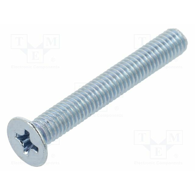 RECA Screw; M4; M4x30; Head: countersunk