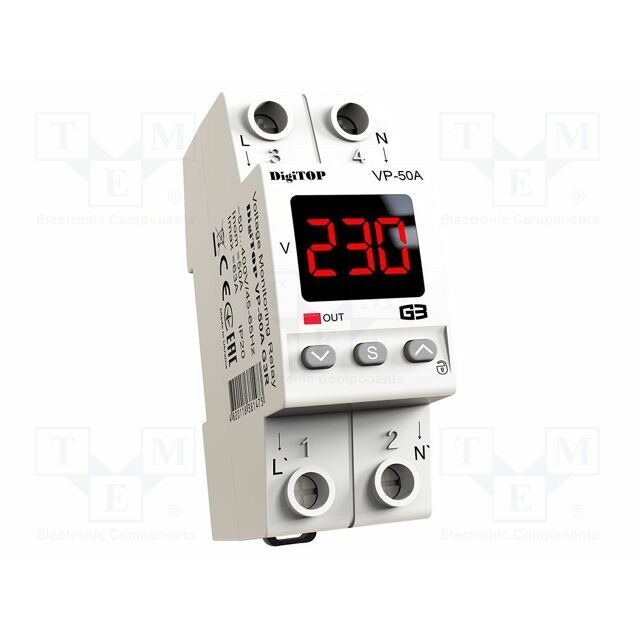 DIGITOP ELECTRIC Voltage monitoring relay; undervoltage