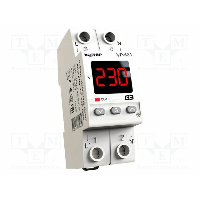 DIGITOP ELECTRIC Voltage monitoring relay; undervoltage
