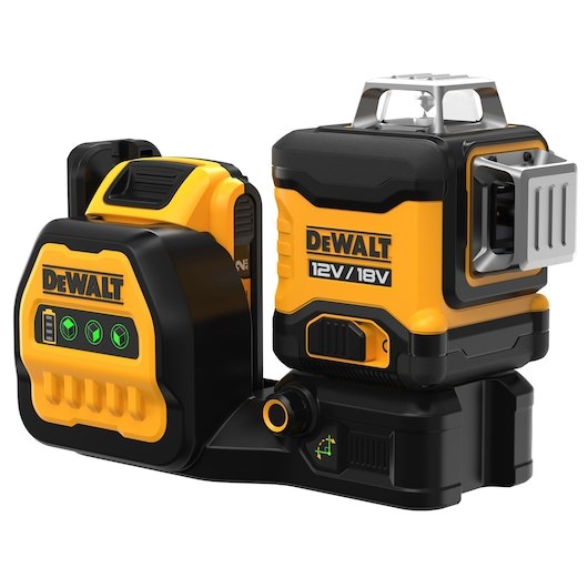 DeWALT Multilīniju lāzeris 18V 3x360 zaļš