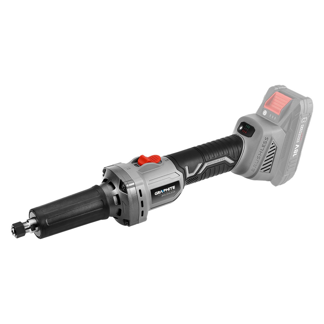 GRAPHITE Brushless Straight Grinder 18V Energy+