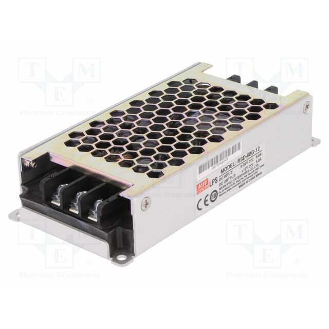 MEAN WELL Converter: DC/DC; 60W; Uin: