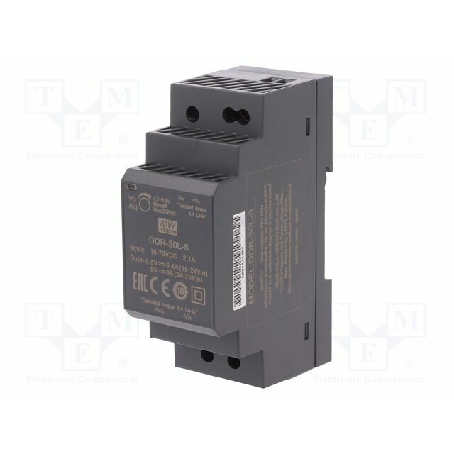MEAN WELL Converter: DC/DC; 30W; Uin: