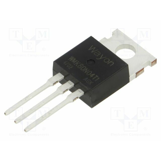 WAYON Transistor: N-MOSFET; unipolar; 40V; 80A