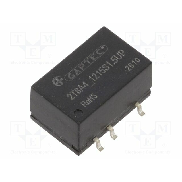 GAPTEC Electronic Converter: DC/DC; 2W; Uin: