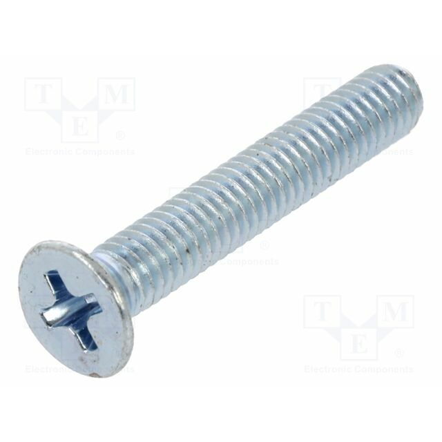 RECA Screw; M4; M4x25; Head: countersunk