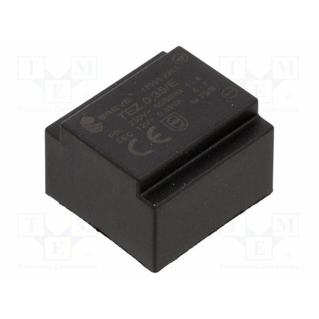BREVE TUFVASSONS Transformer: encapsulated; 350mVA; 230VAC