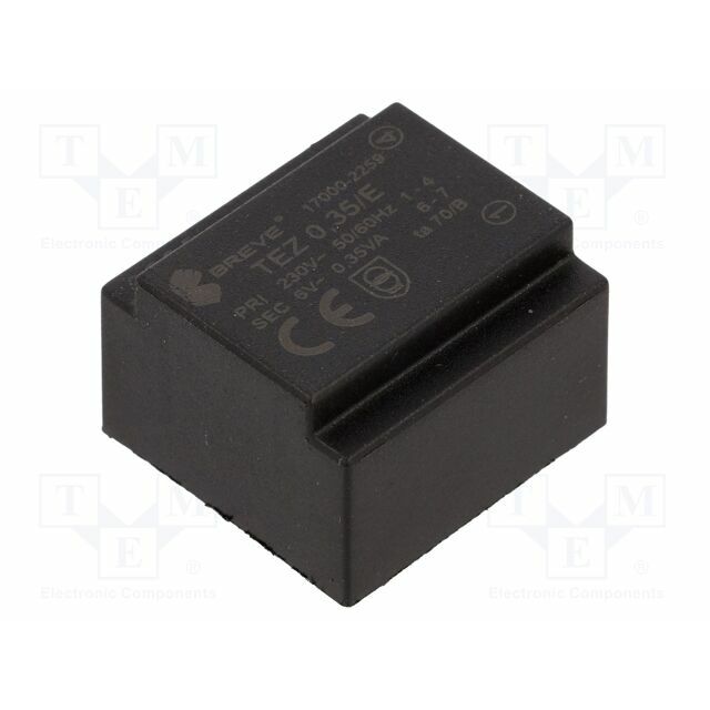 BREVE TUFVASSONS Transformer: encapsulated; 350mVA; 230VAC