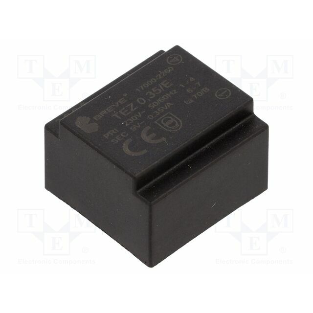 BREVE TUFVASSONS Transformer: encapsulated; 350mVA; 230VAC