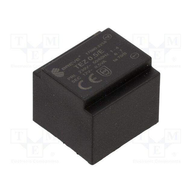 BREVE TUFVASSONS Transformer: encapsulated; 500mVA; 230VAC