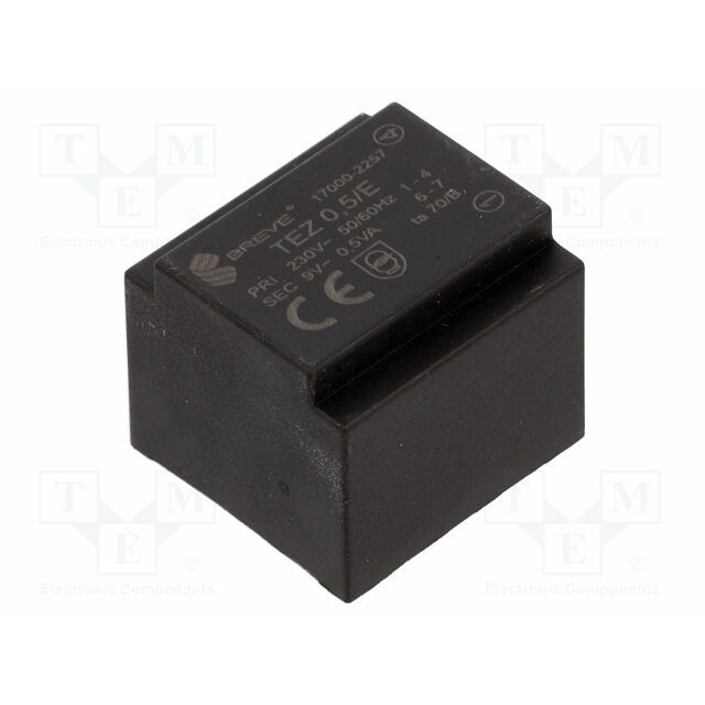 BREVE TUFVASSONS Transformer: encapsulated; 500mVA; 230VAC