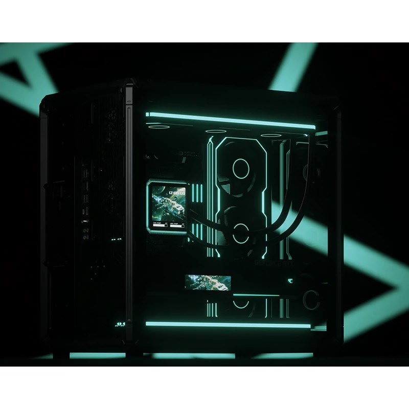 Korpus Jonsbo X400, Midi-Tower ATX, rūdīta