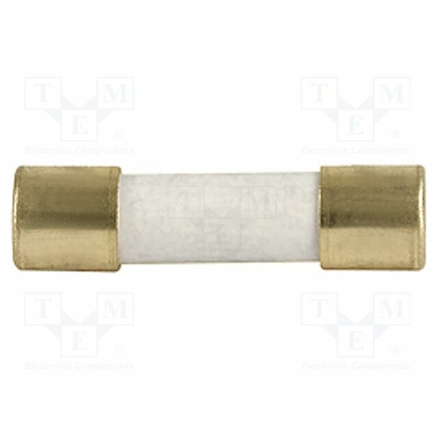 SCHURTER Fuse: fuse; 5x20mm; ceramic,cylindrical