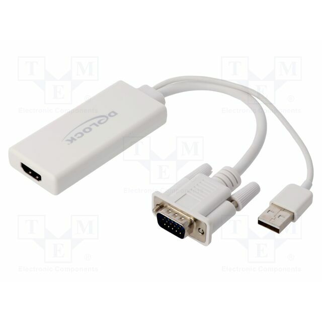 Adapter; D-Sub 15pin plug,HDMI socket