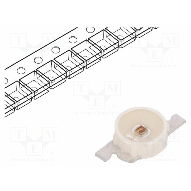 Ams OSRAM LED; red; SMD; 560÷1800mcd