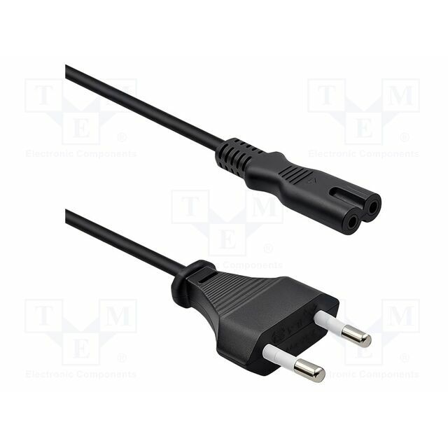 Cable; H03VVH2-F; 2x0.75mm2; CEE 7/16