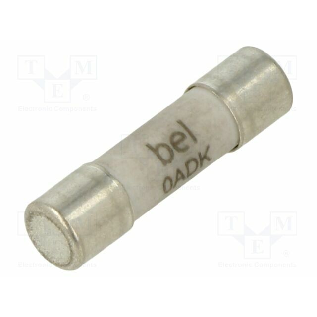BEL FUSE Fuse: fuse; 5x20mm; ceramic