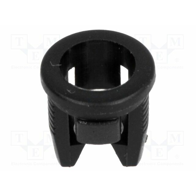 FIX&FASTEN LED holder; 5mm; one-piece; black