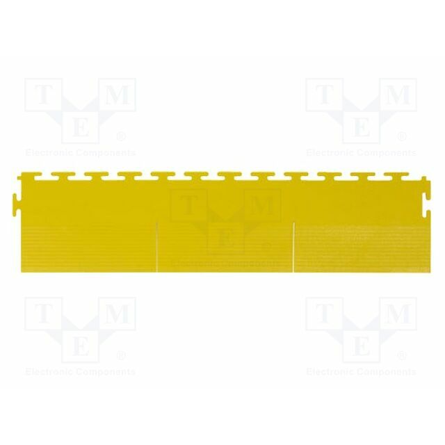 STATICTEC Mat: floor; antislip; yellow; L: