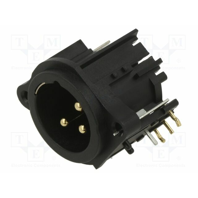 AMPHENOL Connector: XLR; socket; male; 6A