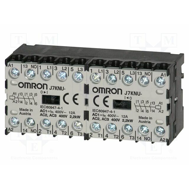 OMRON Contactor: 4-pole; NC x2 +