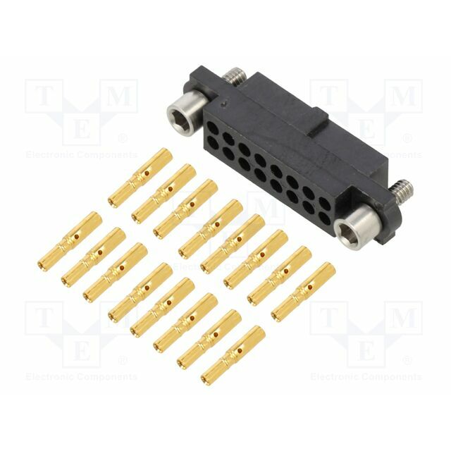 HARWIN Connector: wire-wire/PCB; plug; female; PIN: