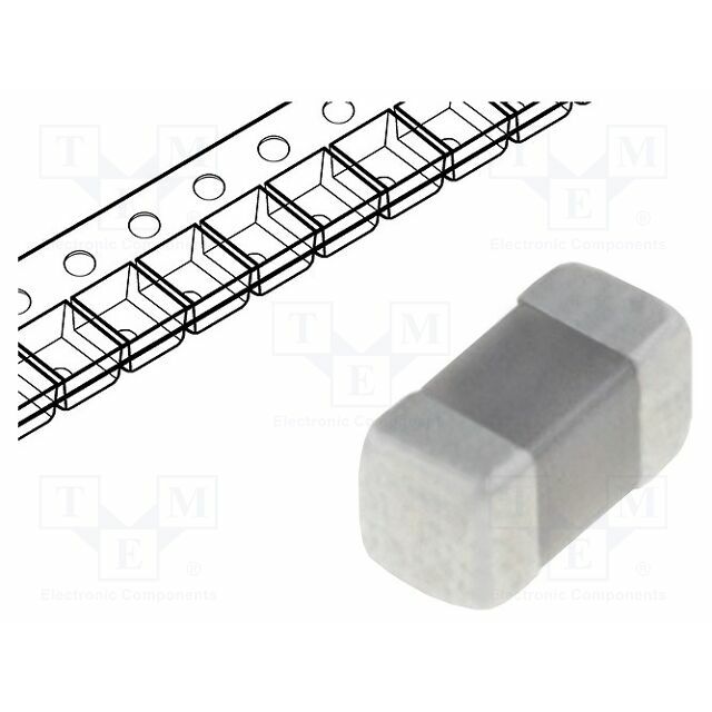 KEMET Capacitor: ceramic; MLCC; 18pF; 50V
