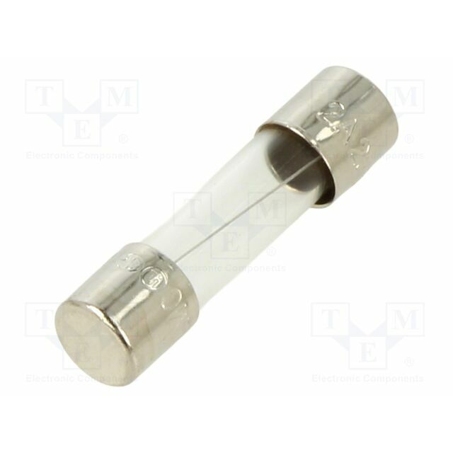 EATON/Bussmann Fuse: fuse; 5x20mm; cylindrical,glass