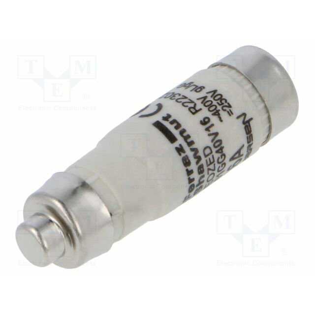 MERSEN Fuse: fuse; D01; industrial; 16A