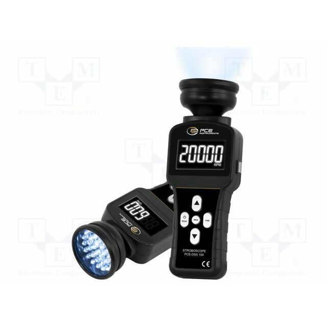 PCE INSTRUMENTS Meter: tachometer, LED stroboscope