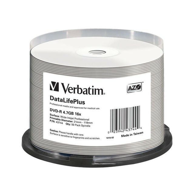 Matricas DVD-R AZO Verbatim 4.7GB