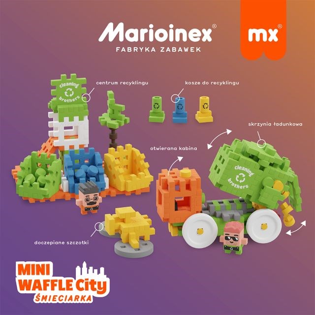 Marioinex mini vafeļu klucīši – Pilsēta: