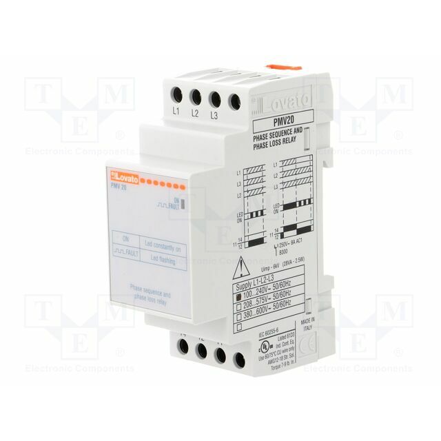 LOVATO ELECTRIC Voltage monitoring relay; phase