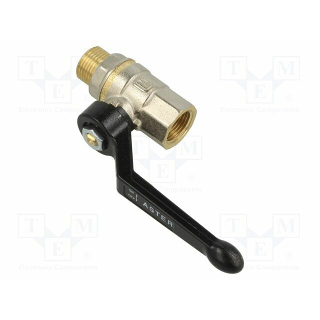 PNEUMAT Ball valve; max.25bar; nickel