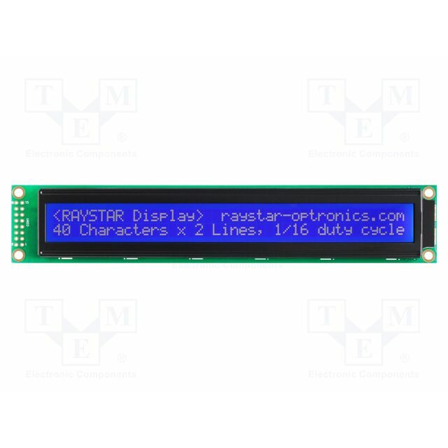 RAYSTAR OPTRONICS Display: LCD; alphanumeric; STN