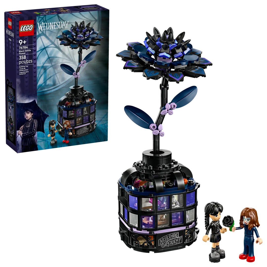 LEGO 76784 Wednesday Black Dahlia Flower