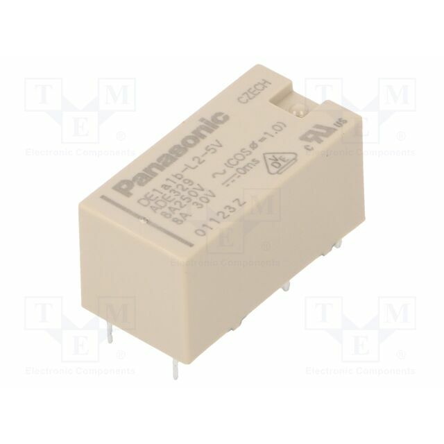 PANASONIC Relay: electromagnetic; Ucoil: 5VDC; SPST-NO