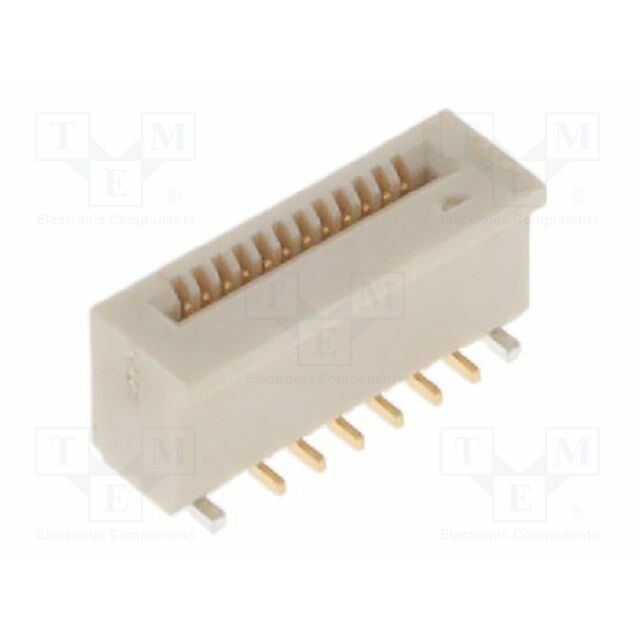 AMPHENOL Connector: FFC/FPC; gold-plated; SMT; 500mA