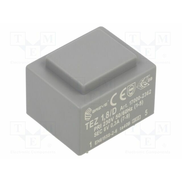 BREVE TUFVASSONS Transformer: encapsulated; 1.8VA