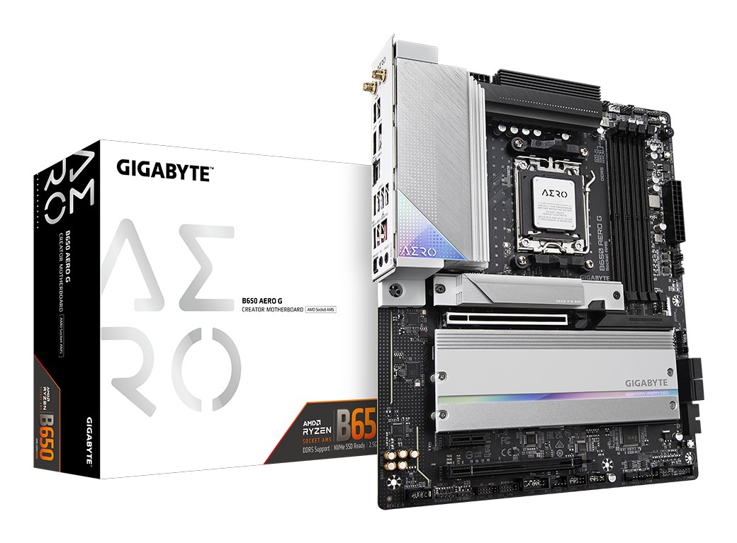 Mātesplate GIGABYTE B650 AERO G, AMD