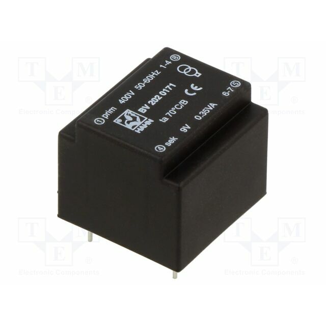 HAHN Transformer: encapsulated; 0.35VA; 400VAC