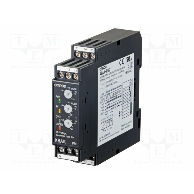 OMRON Voltage monitoring relay; for DIN