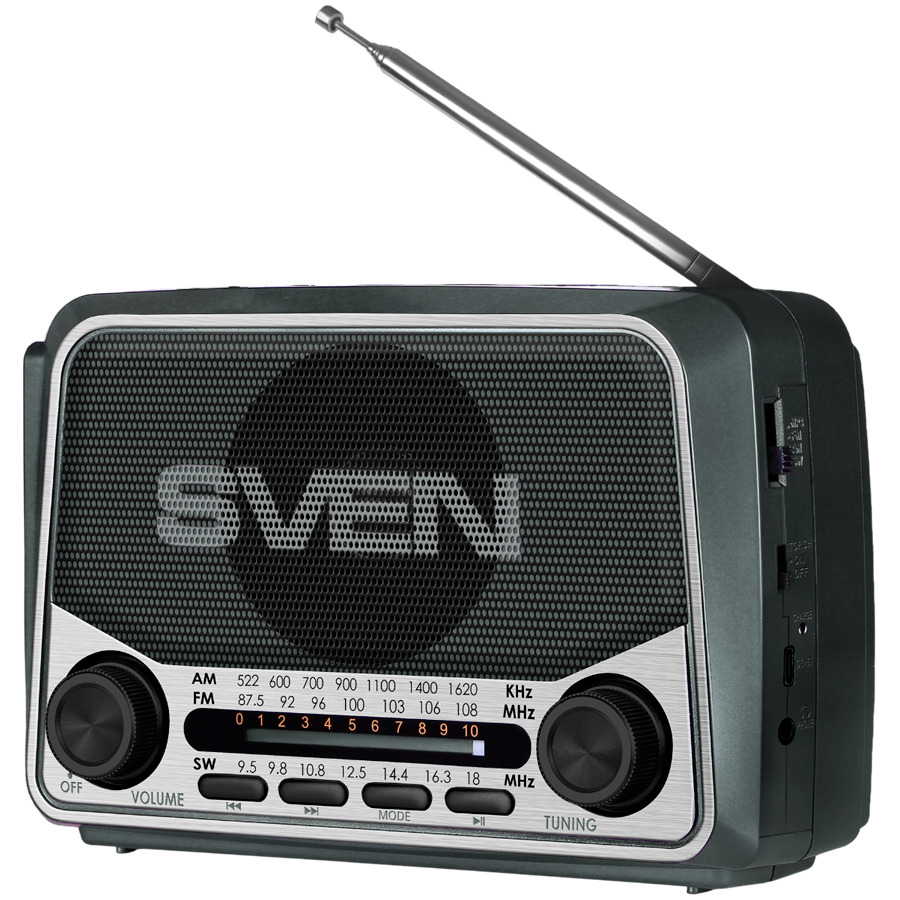 Speaker SVEN SRP-150, gray (3W, Bluetooth