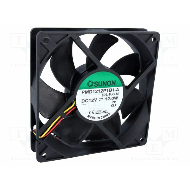 SUNON Fan: DC; 120x120x25mm; axial; 12VDC