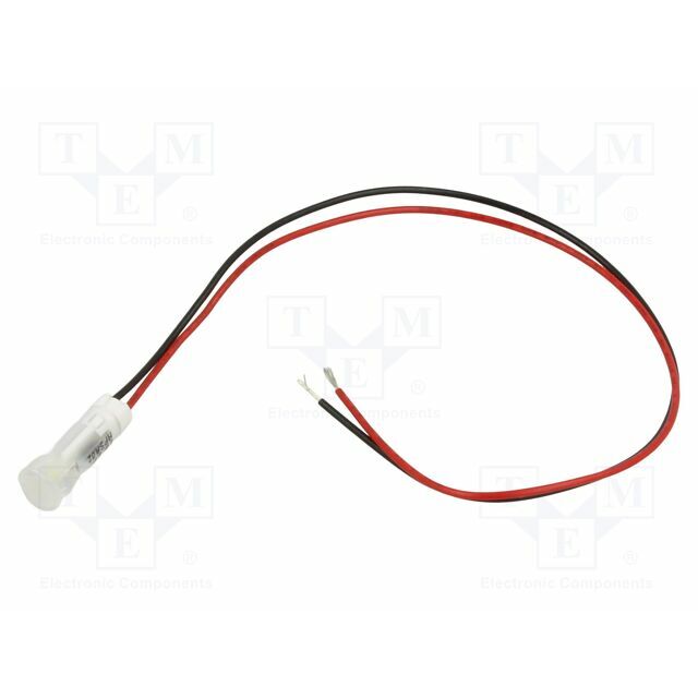 APEM Indicator: LED; flat; white; Ø6mm