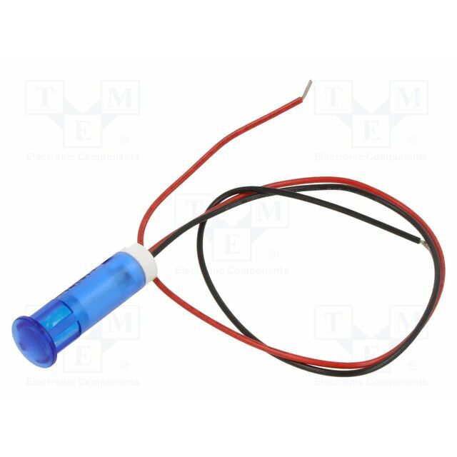 APEM Indicator: LED; flat; blue; Ø8mm